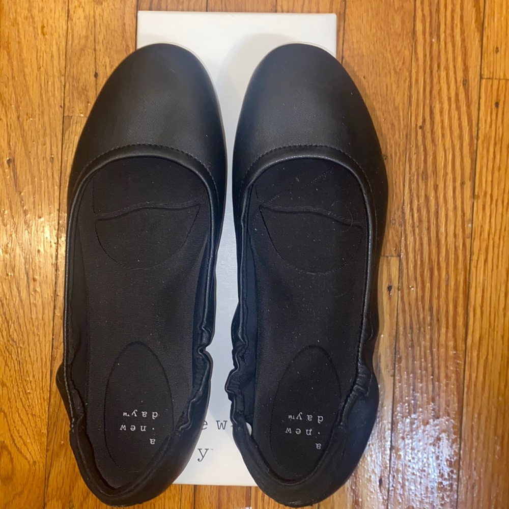 Black Meredith Flats